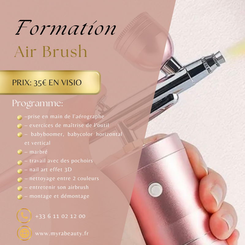 FORMATION AIR-BRUSH EN VISIO